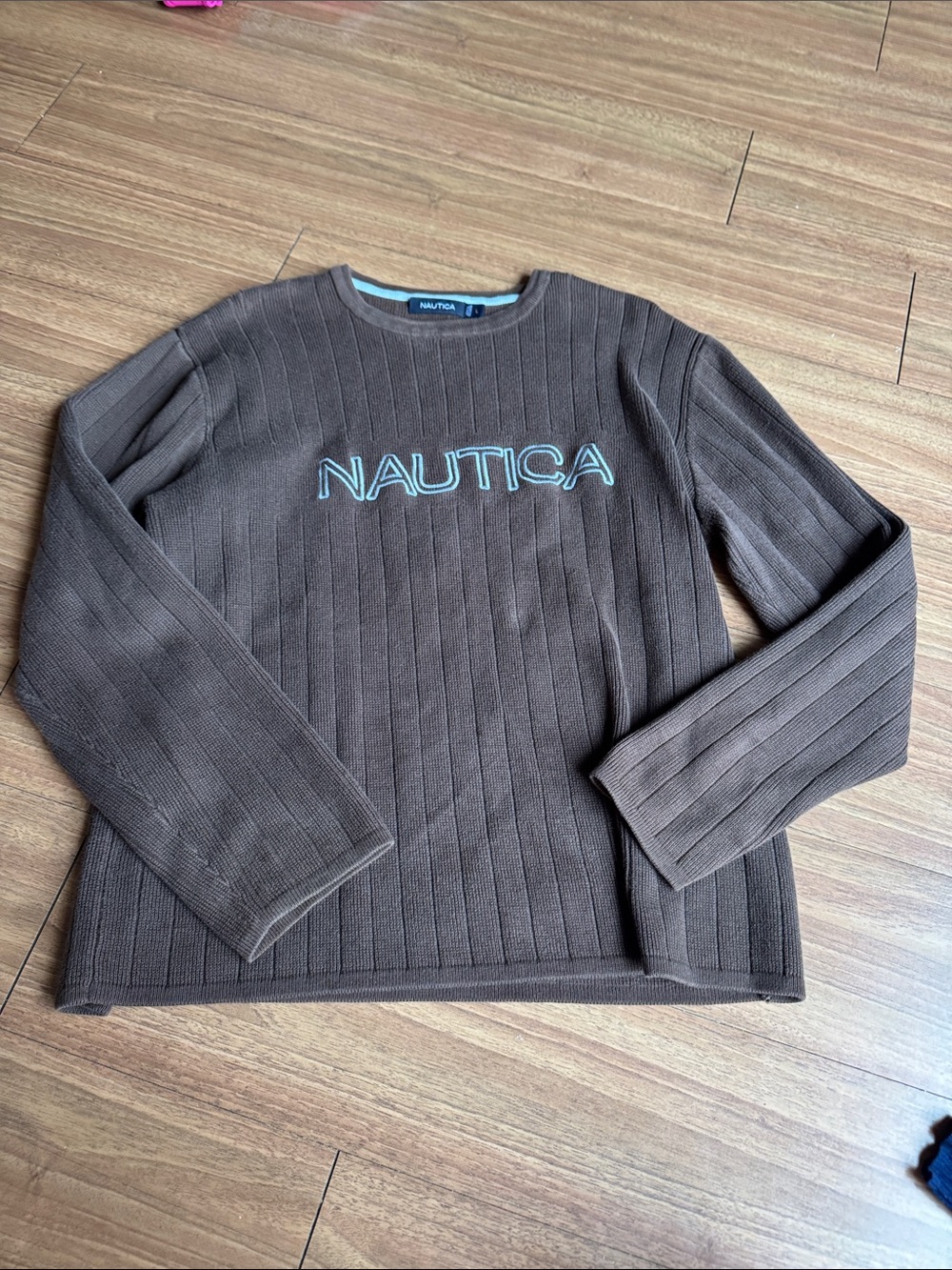 Brown nautica sweater